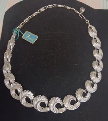 Listner Silver Tone Vintage Necklace With Tag